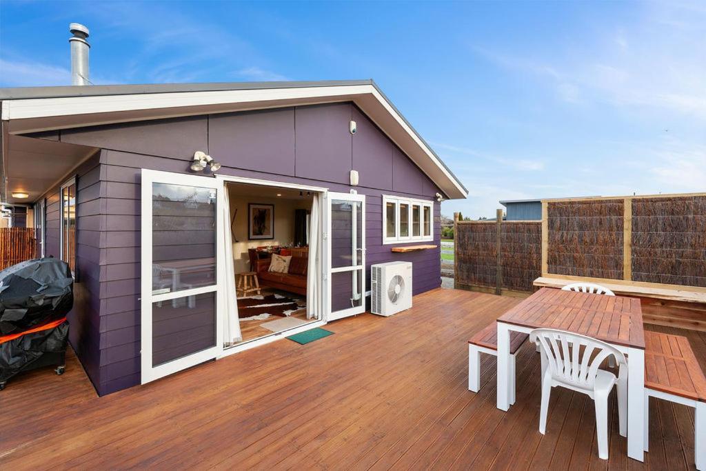 The Purple House - Ohakune Home With Spa Pool Dış mekan fotoğraf