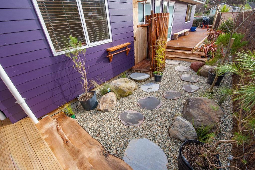 The Purple House - Ohakune Home With Spa Pool Dış mekan fotoğraf